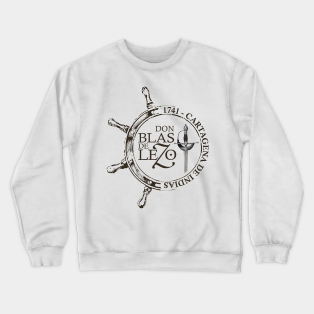 Blas de Lezo, Cartagena de Indias 1741 Crewneck Sweatshirt by Arturo Vivó